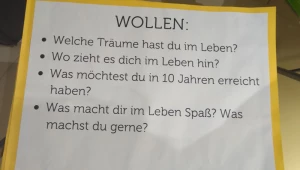 Etwas Neues beginnen - "Was mache ich eigentlich?"