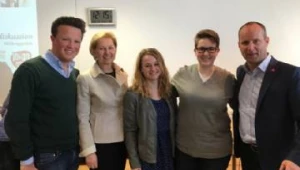 Podiumsdiskussion über Bildungspolitik