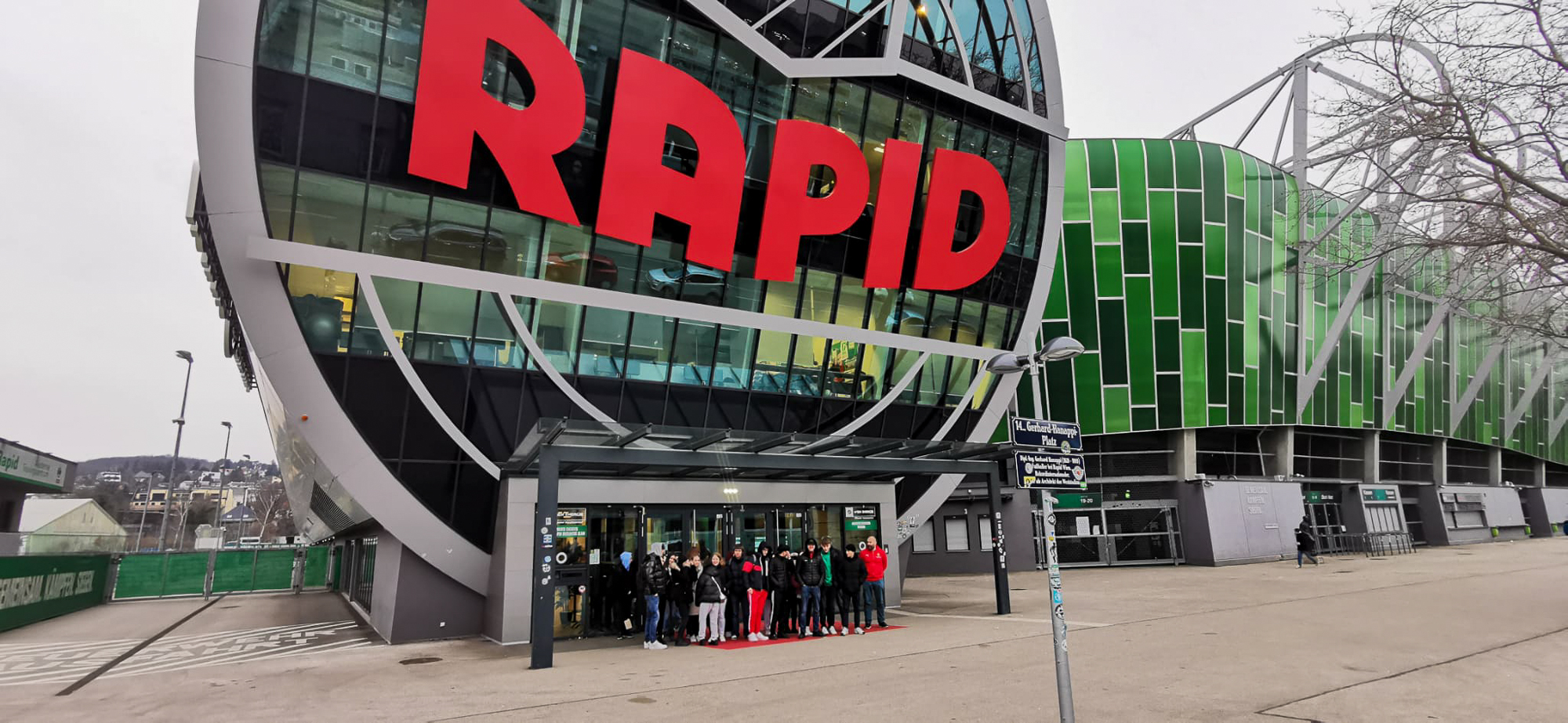 Besuch beim SK Rapid am 19. Jänner 2023