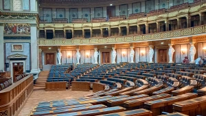 Das Parlament, ein Ort für Debatten und Entscheidungen